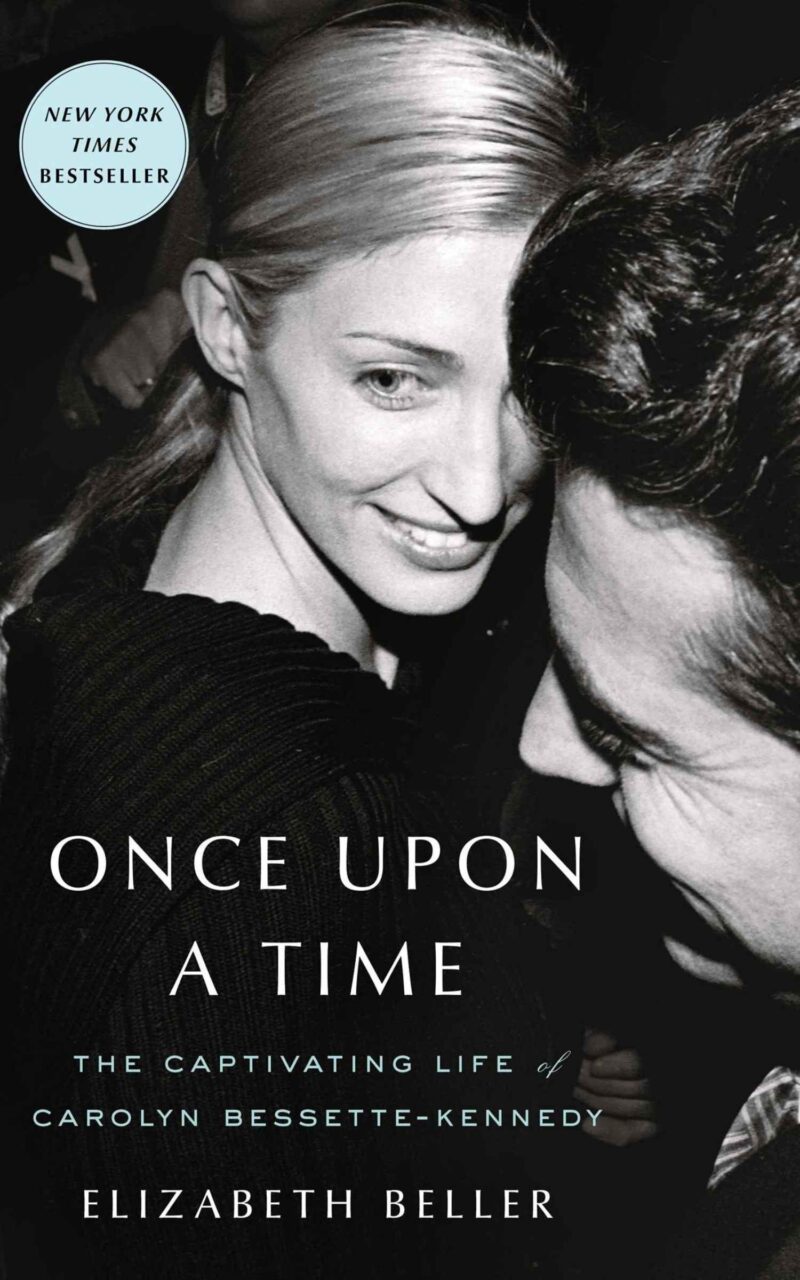 Book cover featuring a smiling Carolyn Bessette-Kennedy