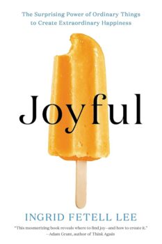 Book cover features a picture of a bright orang popsicle and bold lettering.